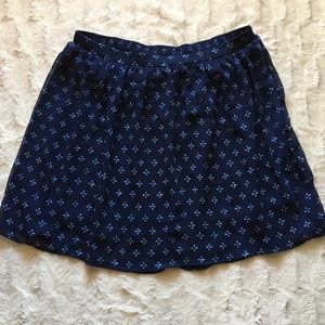 Old Navy Blue Flowy Skirt